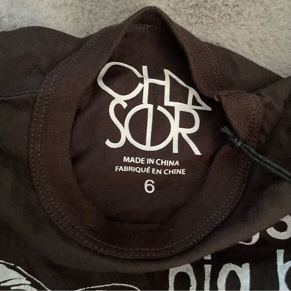 NWT Chaser Kids size 6 short sleeve tee best big bro - Picture 2 of 3